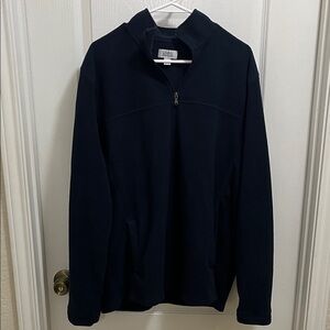 Croft & Barrow Men's Navy Blue Quarter Zip Sweater